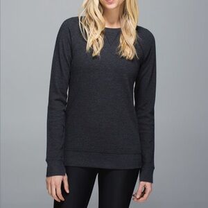 Lululemon open your heart long sleeve II grey